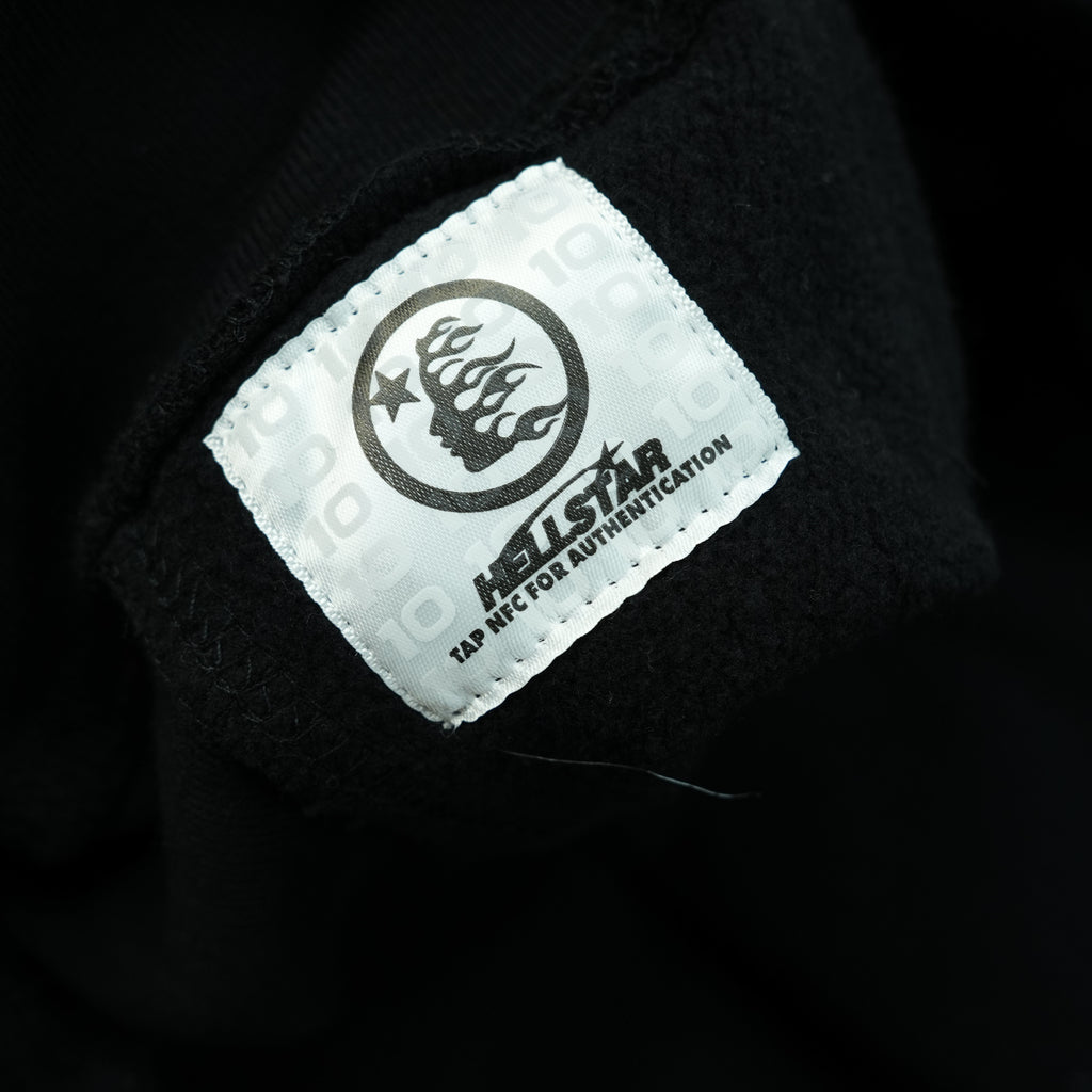 Hellstar NFC Sports Future Flame Hoodie Black
