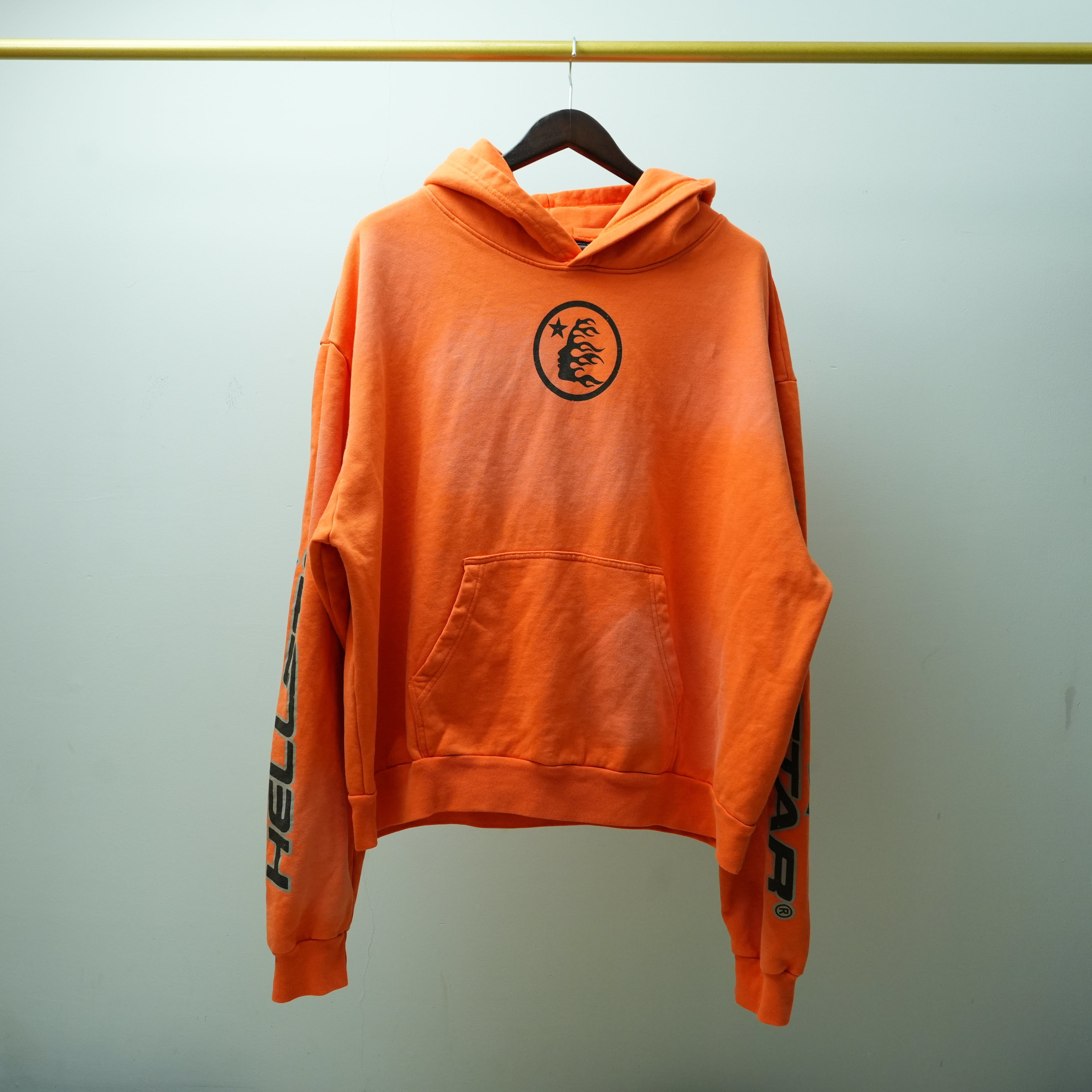 Hellstar NFC Fire Orange Hoodie