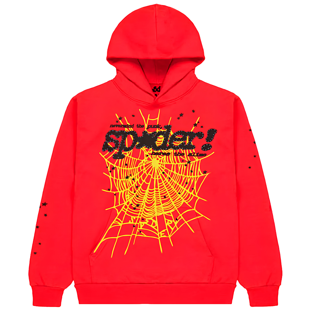Sp5der P*NK V2 Hoodie 'Red'