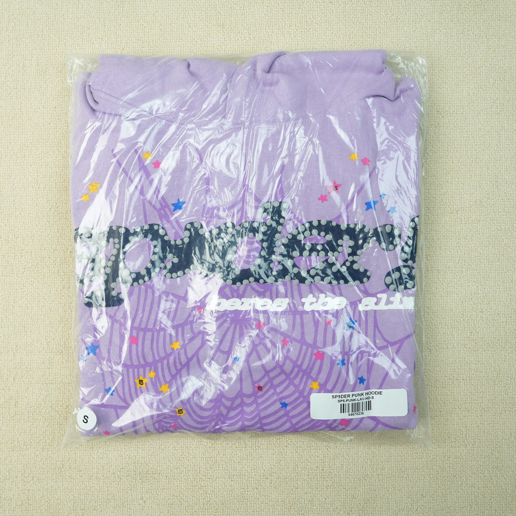 Sp5der Açaí Hoodie 'Purple'
