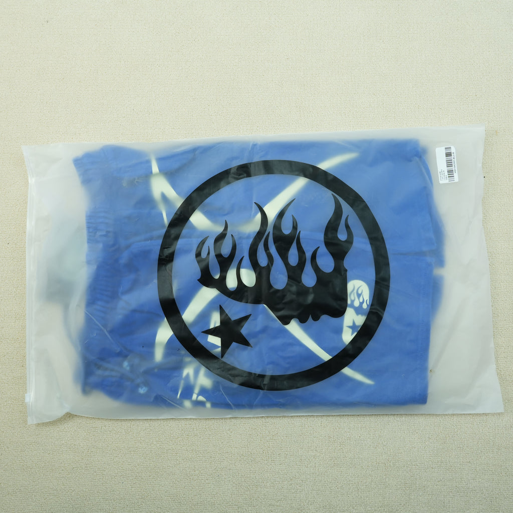 Hellstar NFC Warm Up Shorts Blue