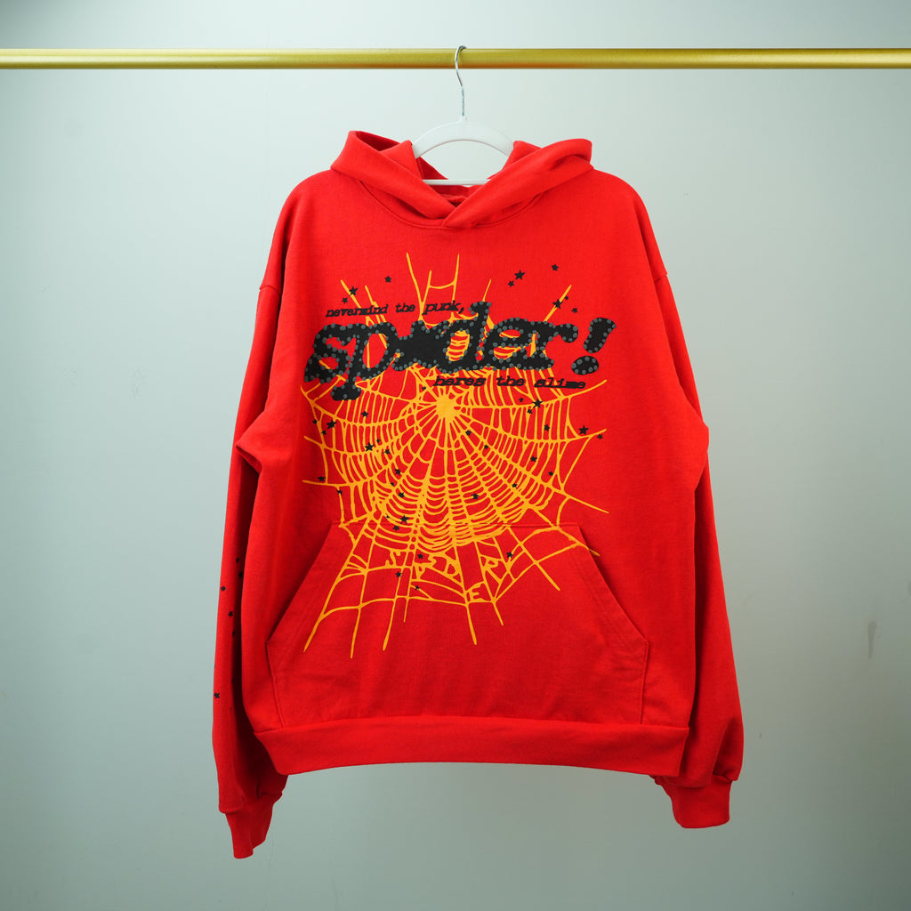 Sp5der P*NK V2 Hoodie 'Red'
