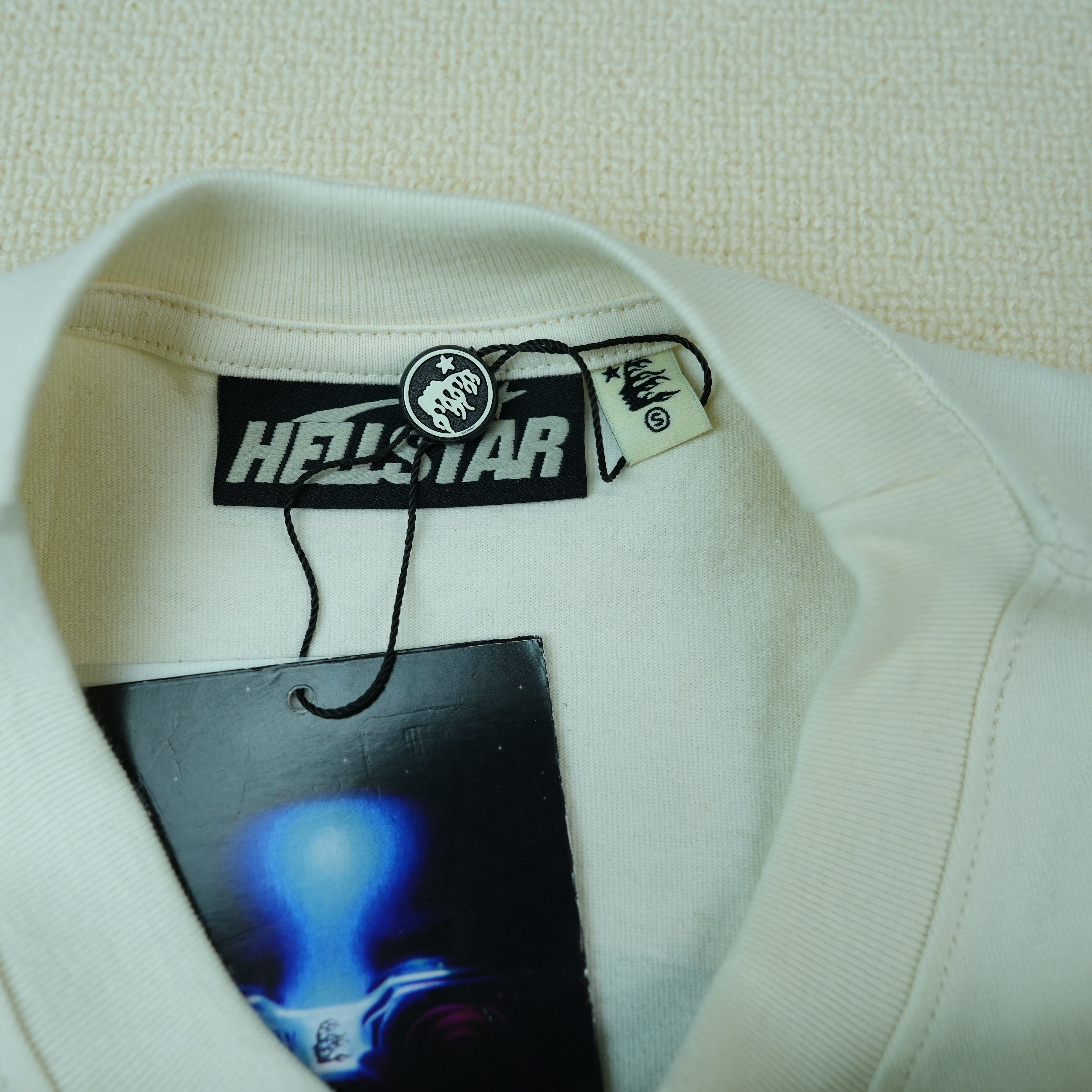 Hellstar NFC Gel Sport Logo T-shirt Black/White