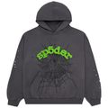 Sp5der Wait Web Hoodie 'Slate Grey'