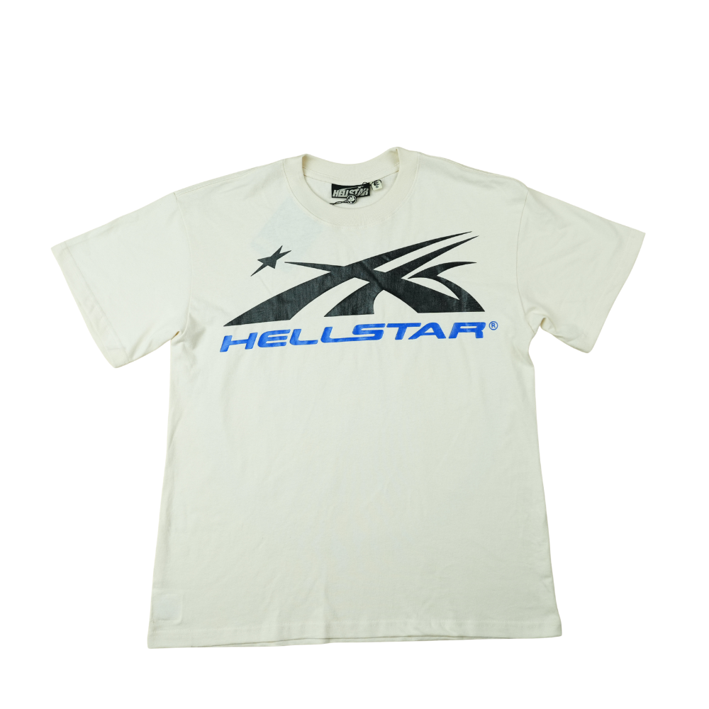 Hellstar NFC Gel Sport Logo T-shirt White/Blue