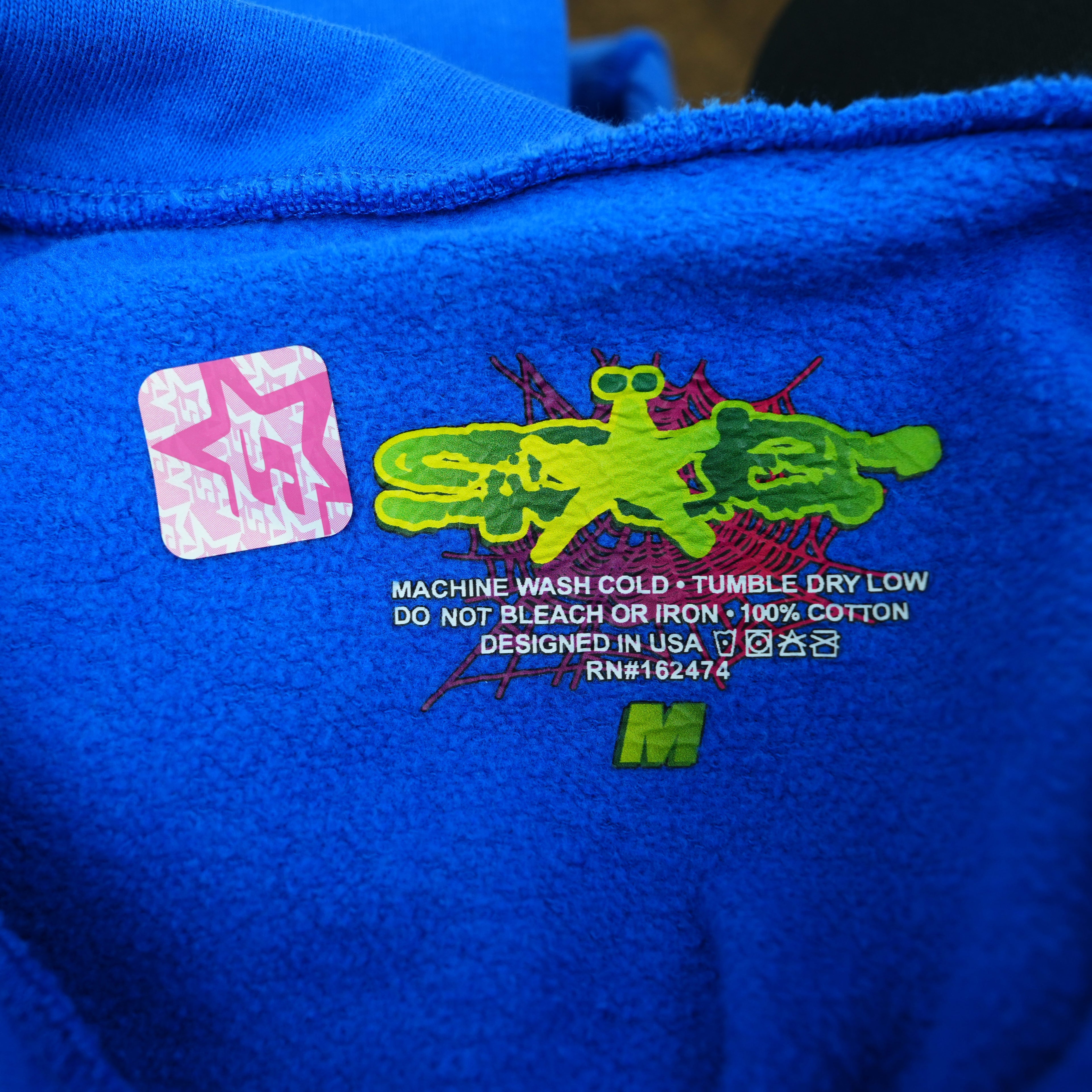 Sp5der Hoodie 'TC Blue'