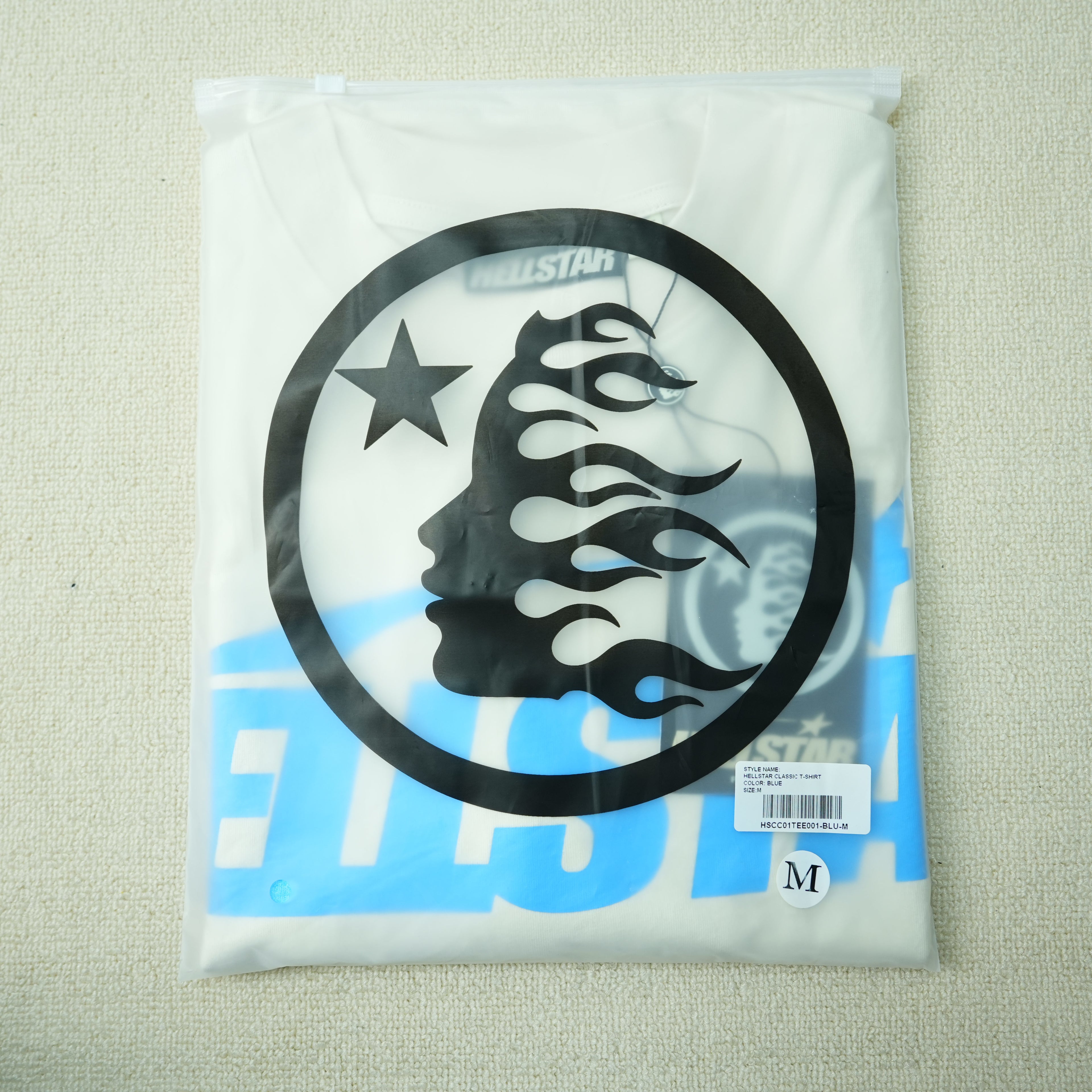 Hellstar NFC Classic T-shirt Blue/White