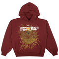 Sp5der Hoodie 'Maroon'