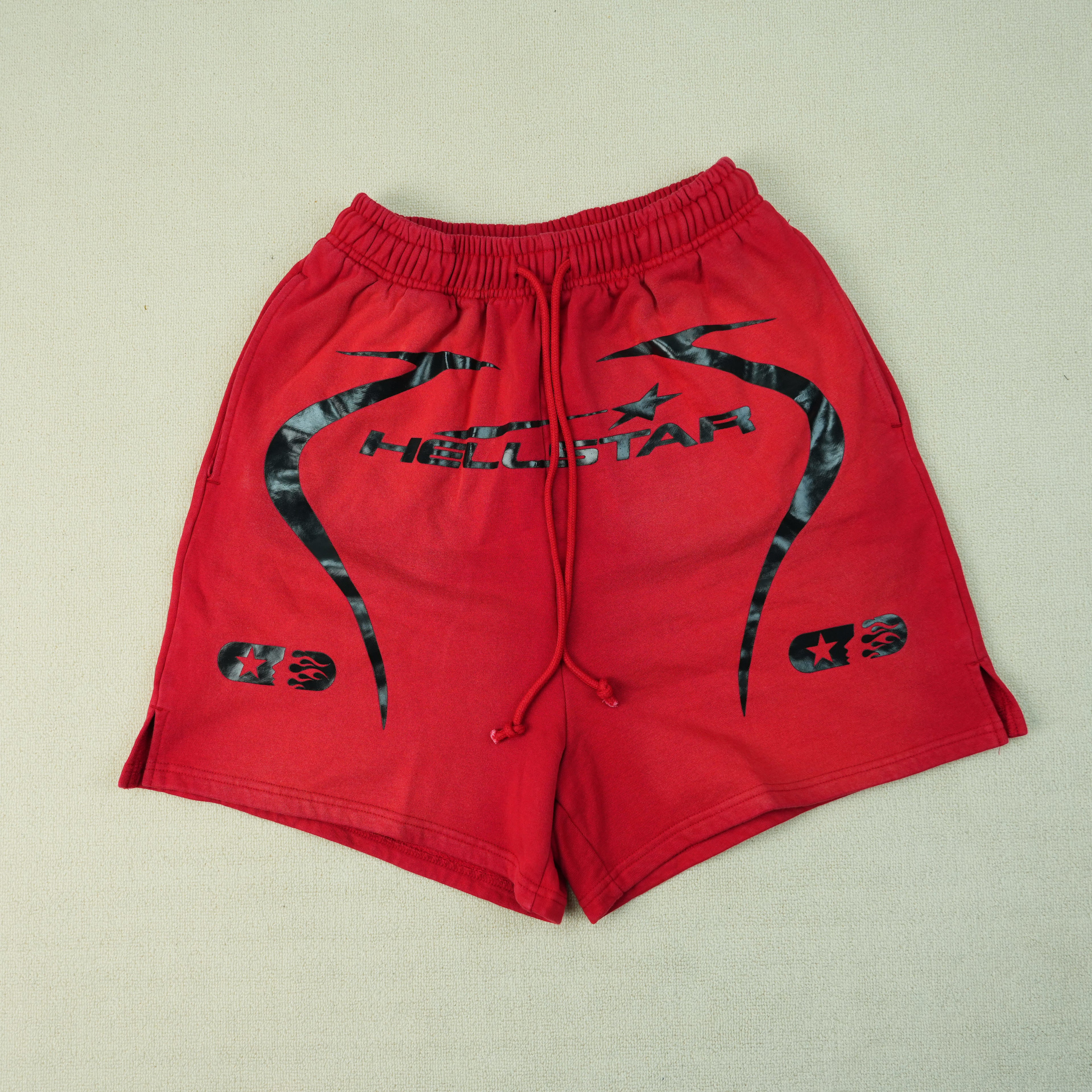 Hellstar NFC Warm Up Shorts Red