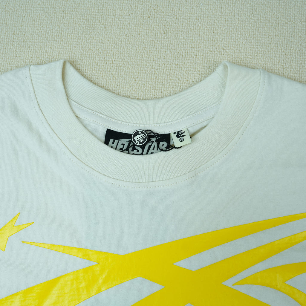 Hellstar NFC Gel Sport Logo T-shirt White/Yellow