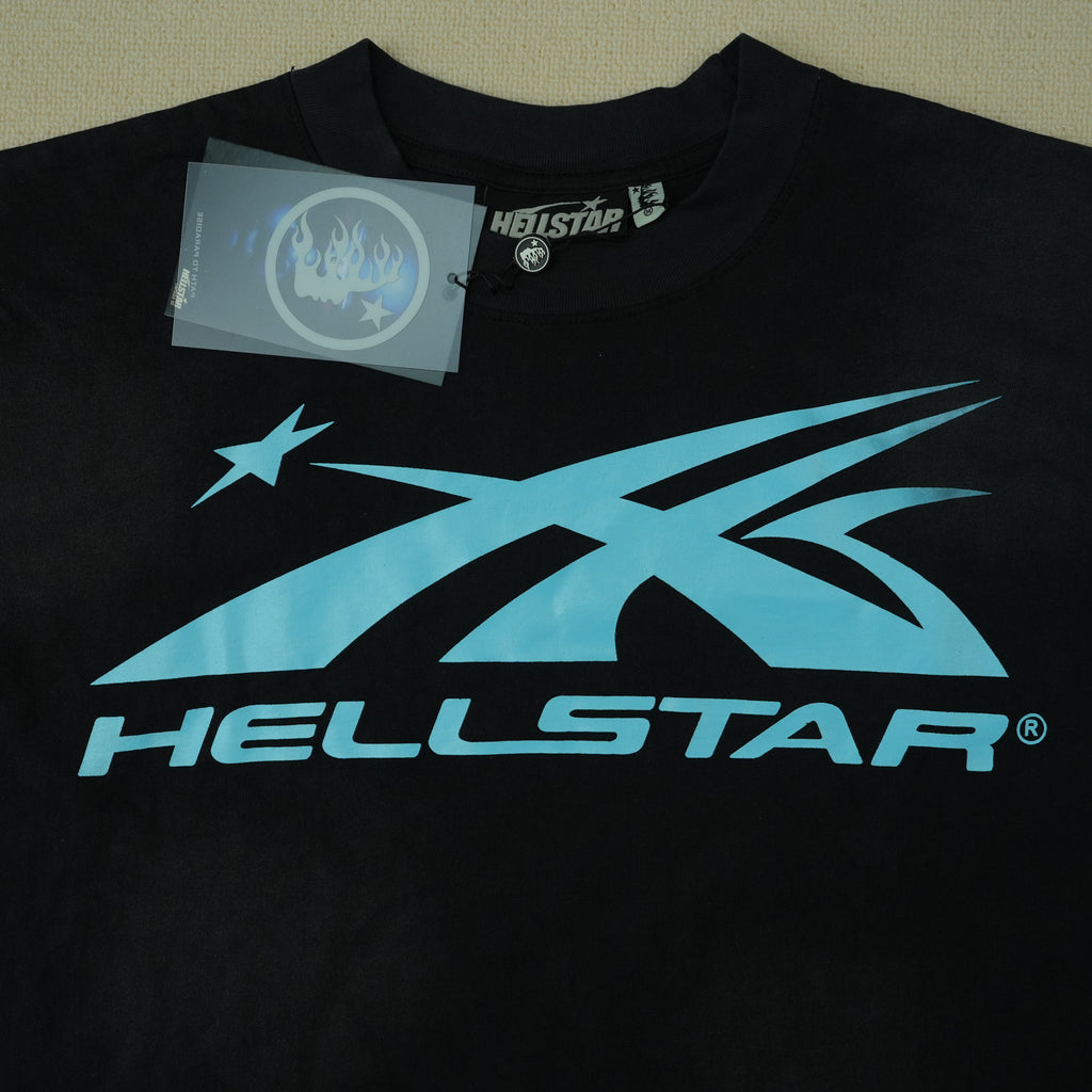 Hellstar NFC Sport Logo T-shirt Light Blue