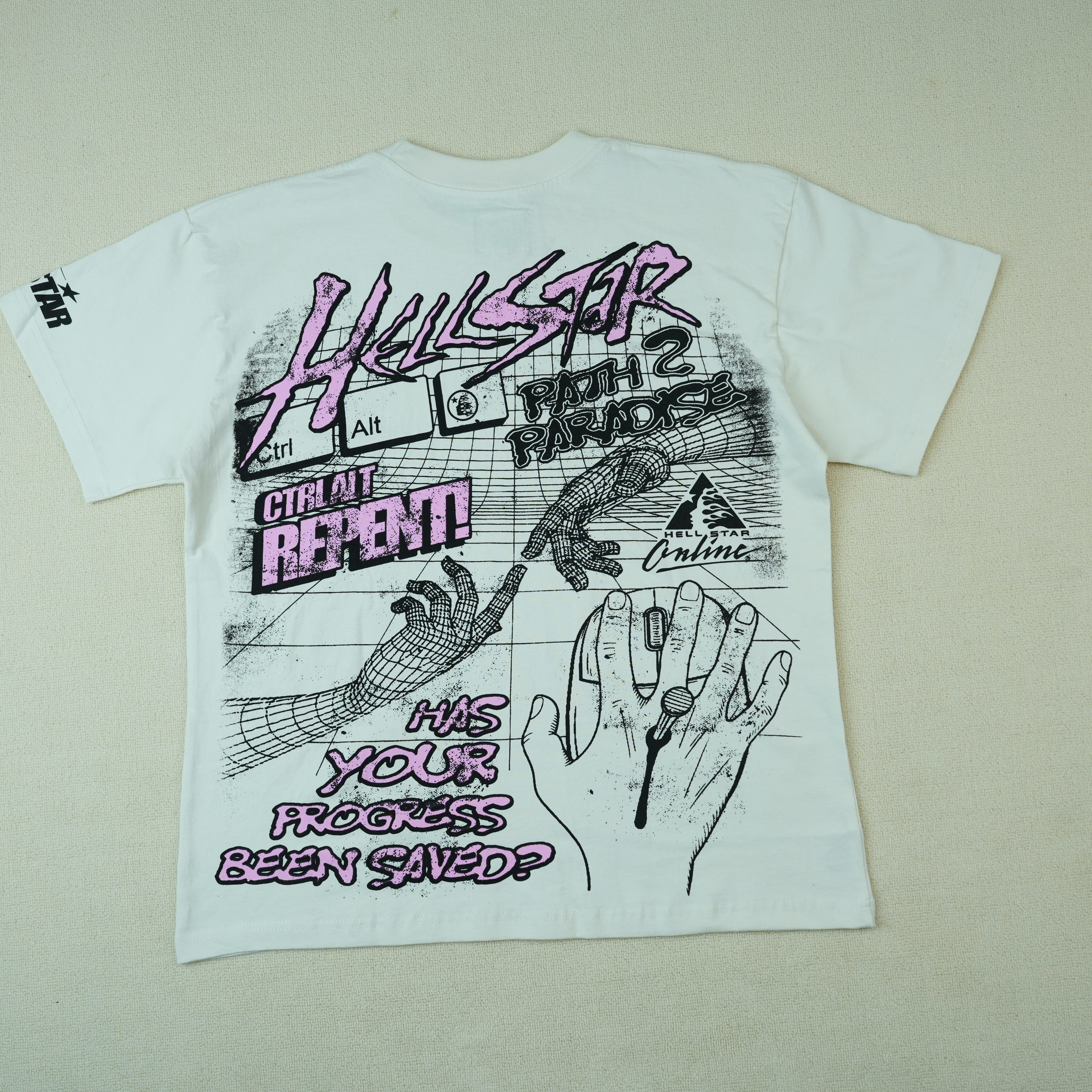 Hellstar NFC Online T-Shirt White