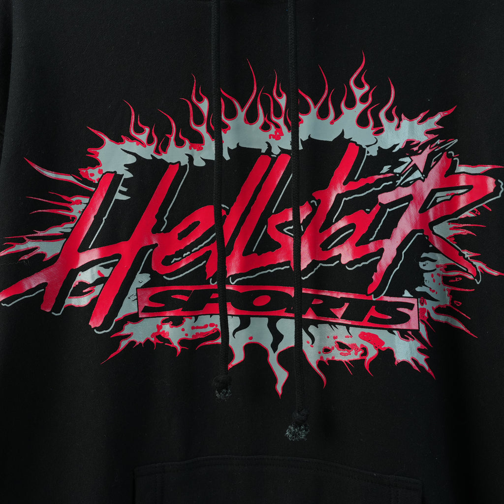 Hellstar NFC Sports Future Flame Hoodie Black