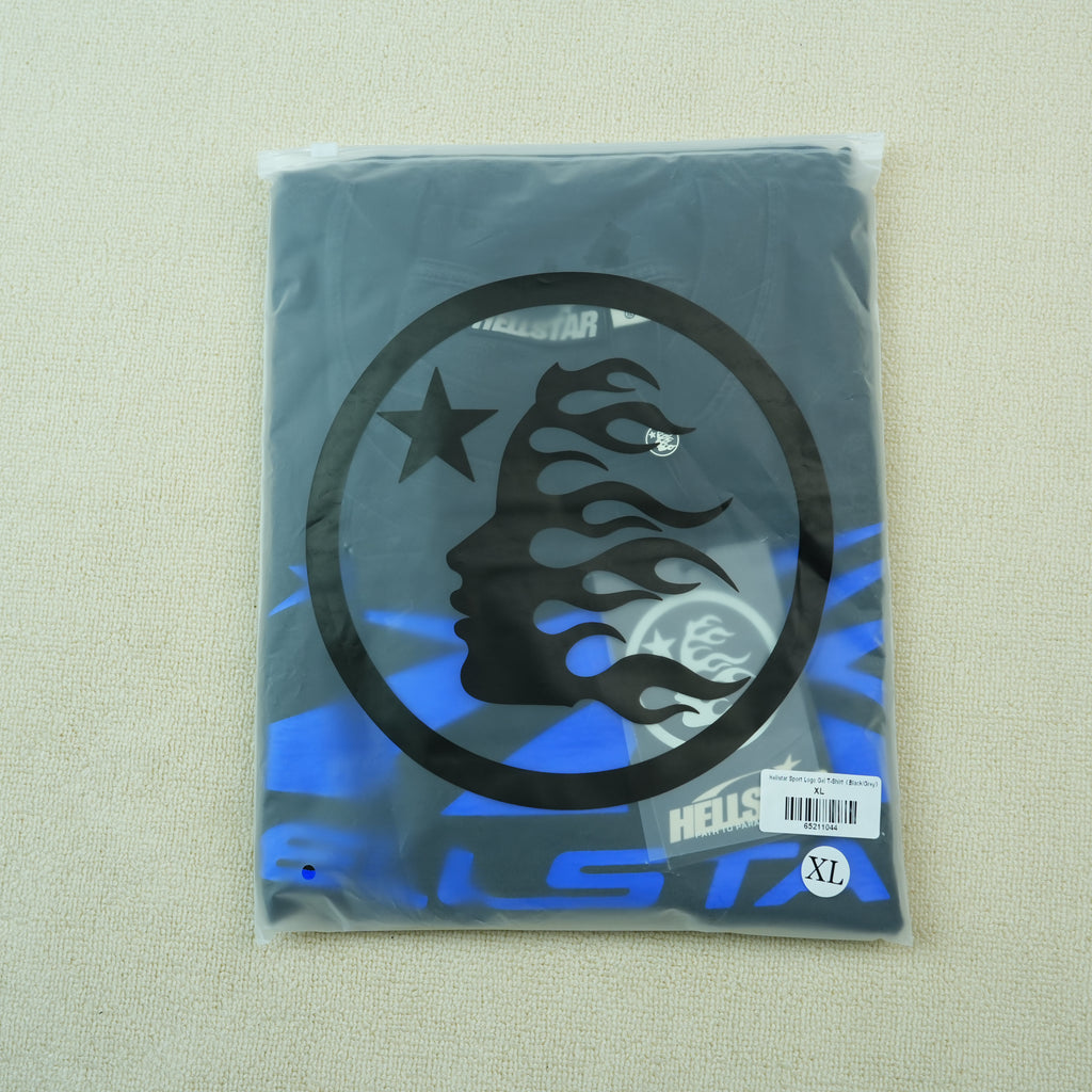 Hellstar NFC Gel Sport Logo T-shirt Black/Blue