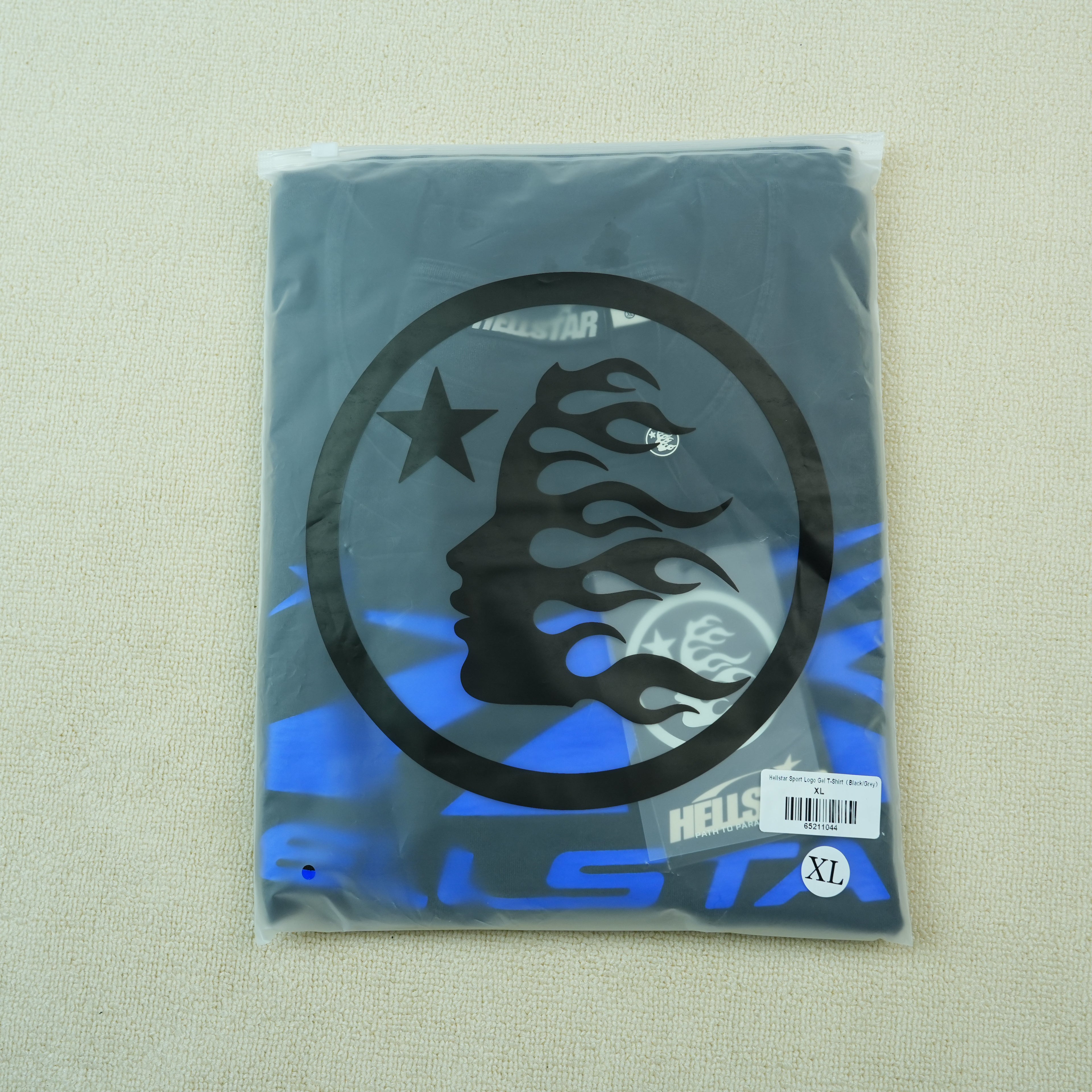 Hellstar NFC Gel Sport Logo T-shirt Black/Blue