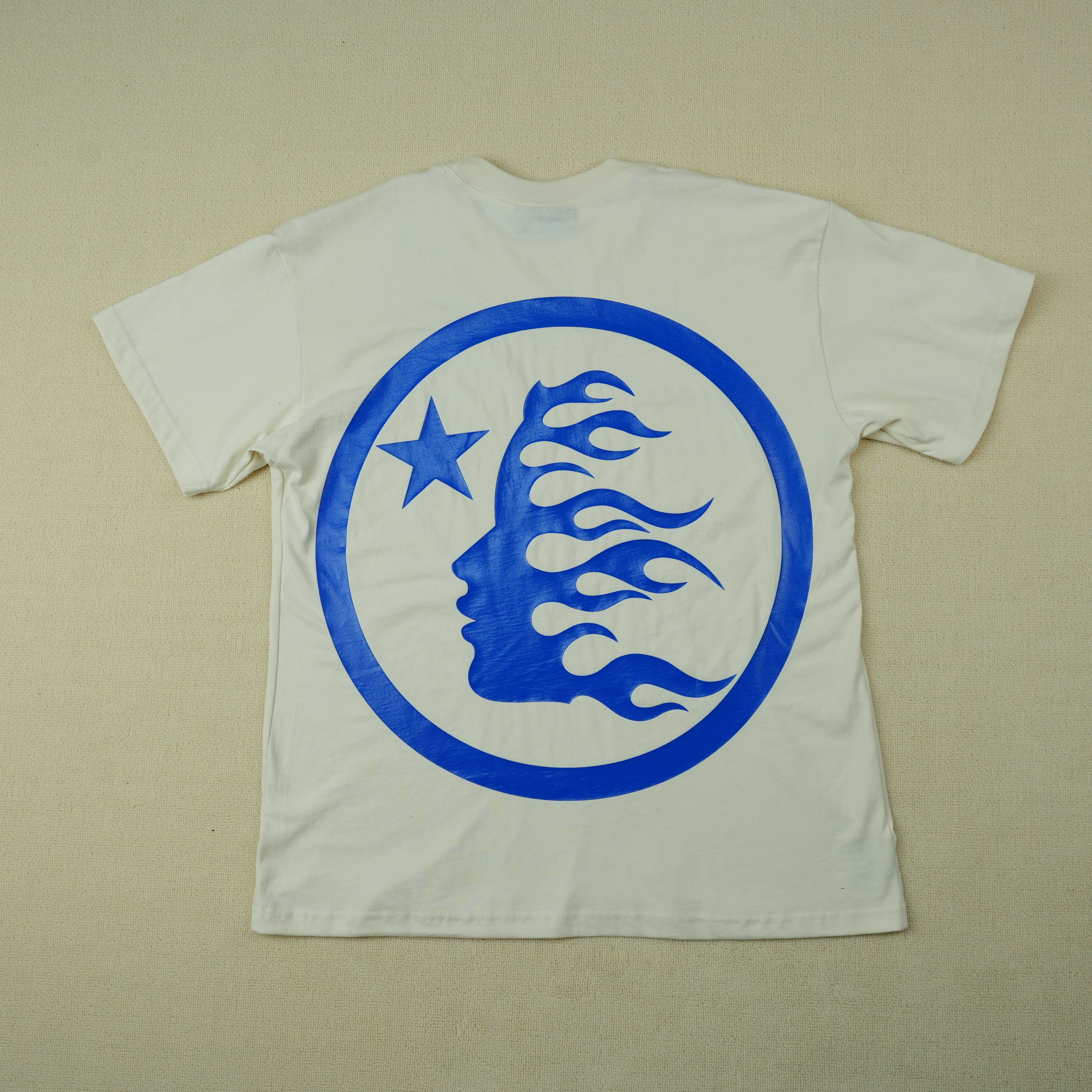 Hellstar NFC Gel Sport Logo T-shirt White/Blue