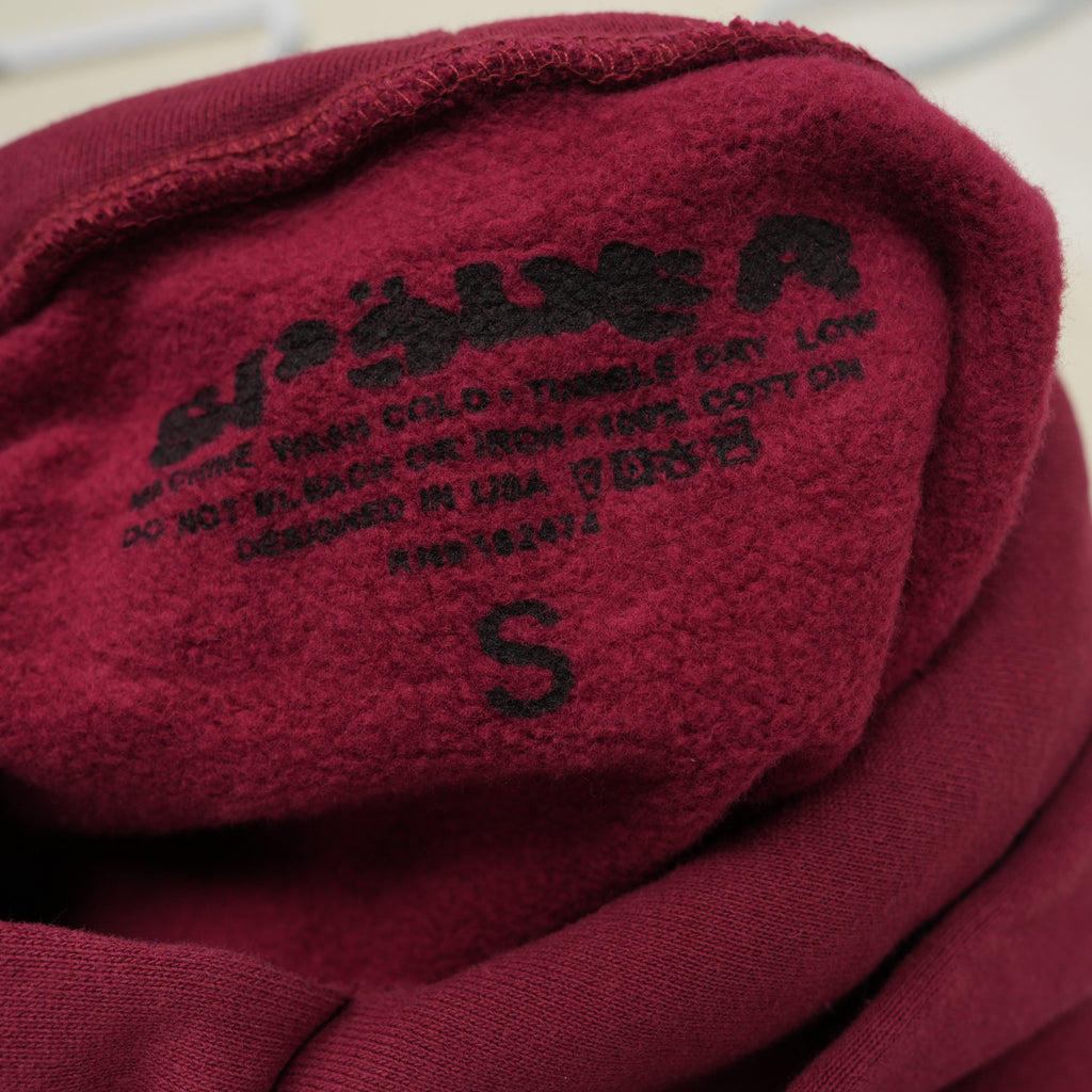 Sp5der Hoodie 'Maroon'