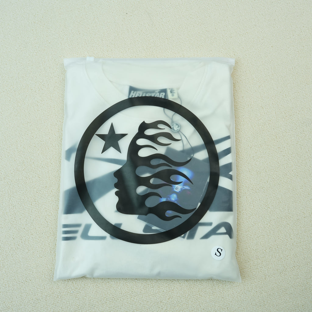 Hellstar NFC Gel Sport Logo T-shirt Black/White