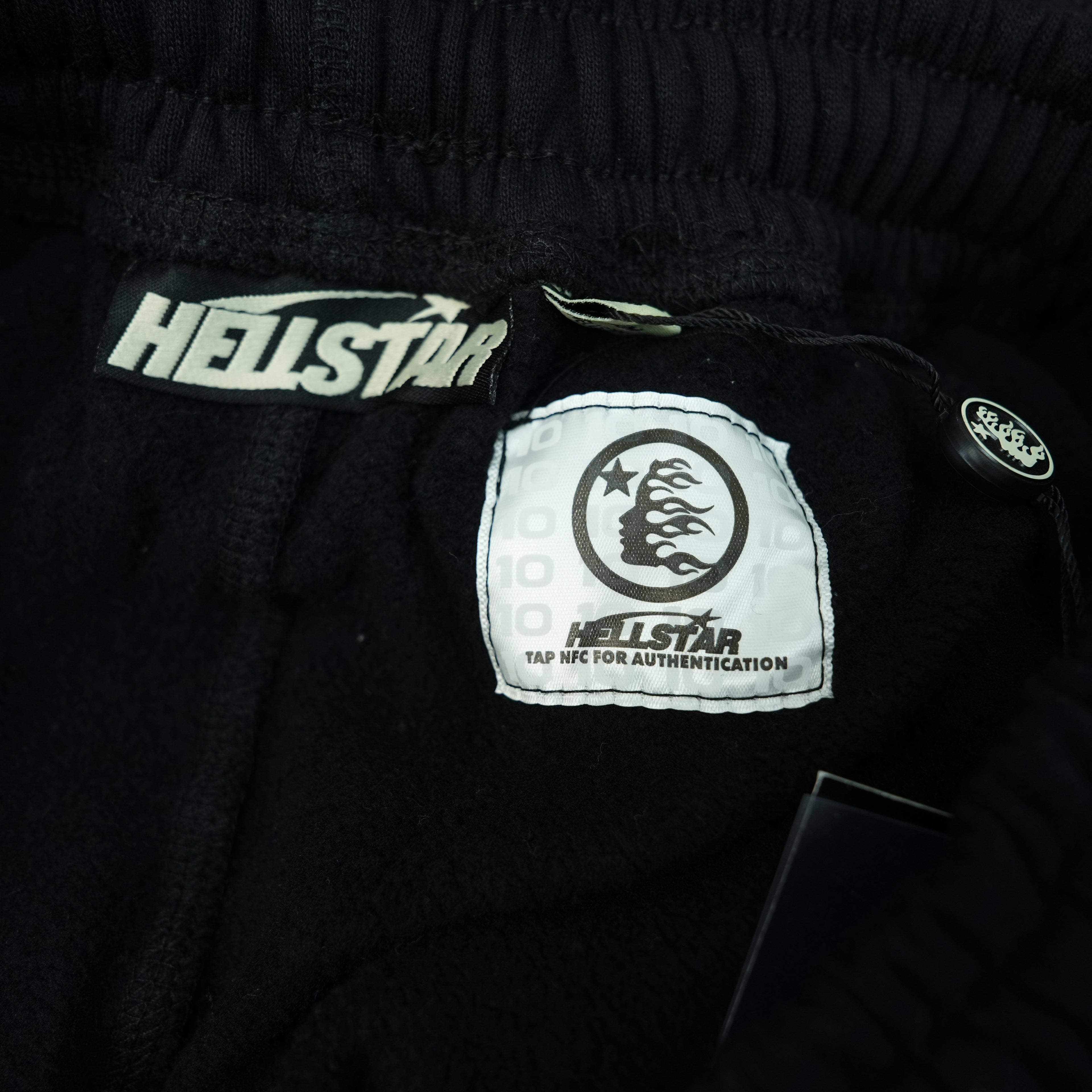 Hellstar NFC Sports Future Flame Sweatpants Black
