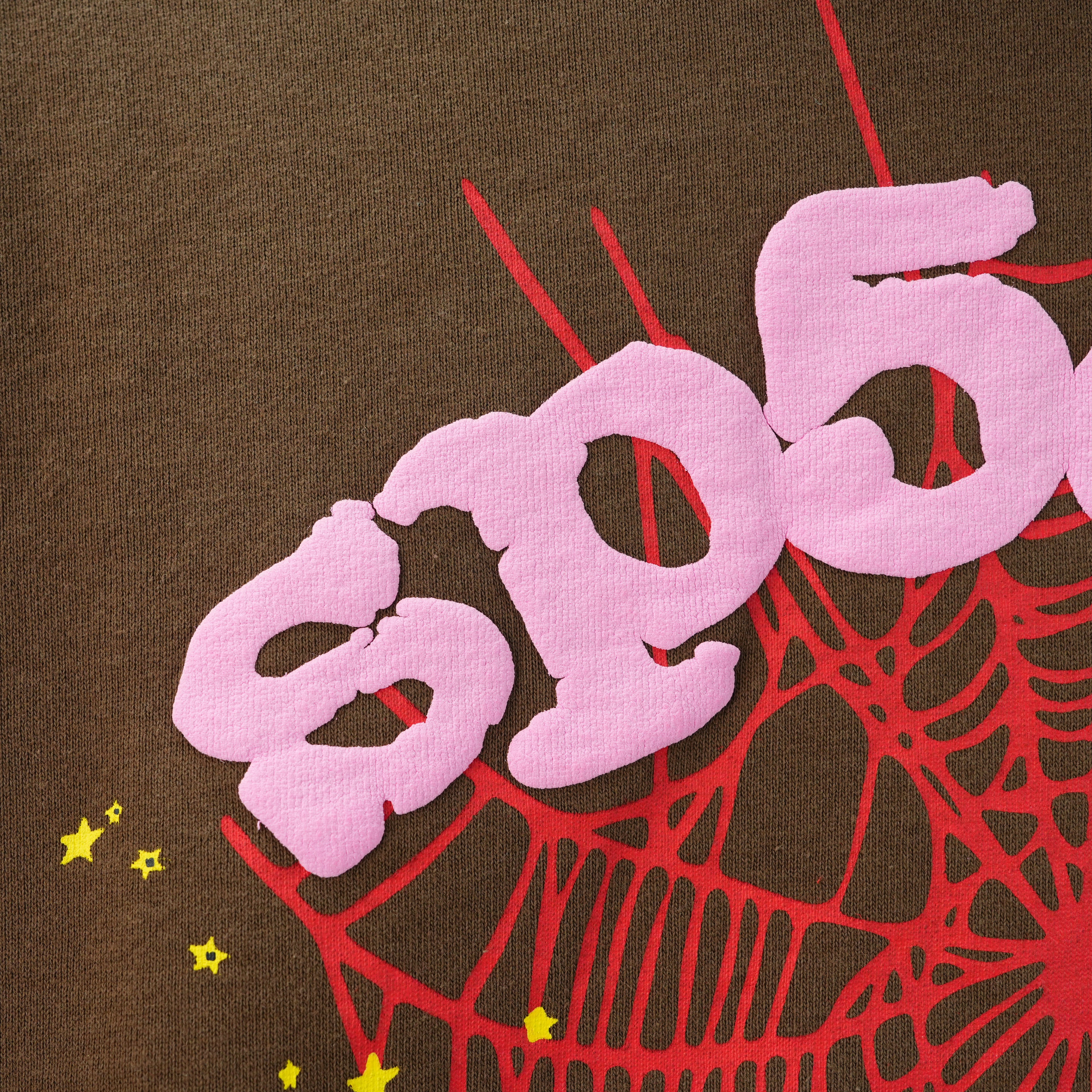Sp5der Web Hoodie 'Brown'