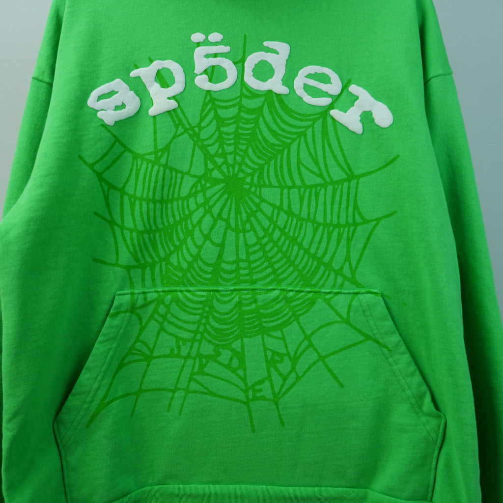 Sp5der Web Hoodie 'Slime Green'