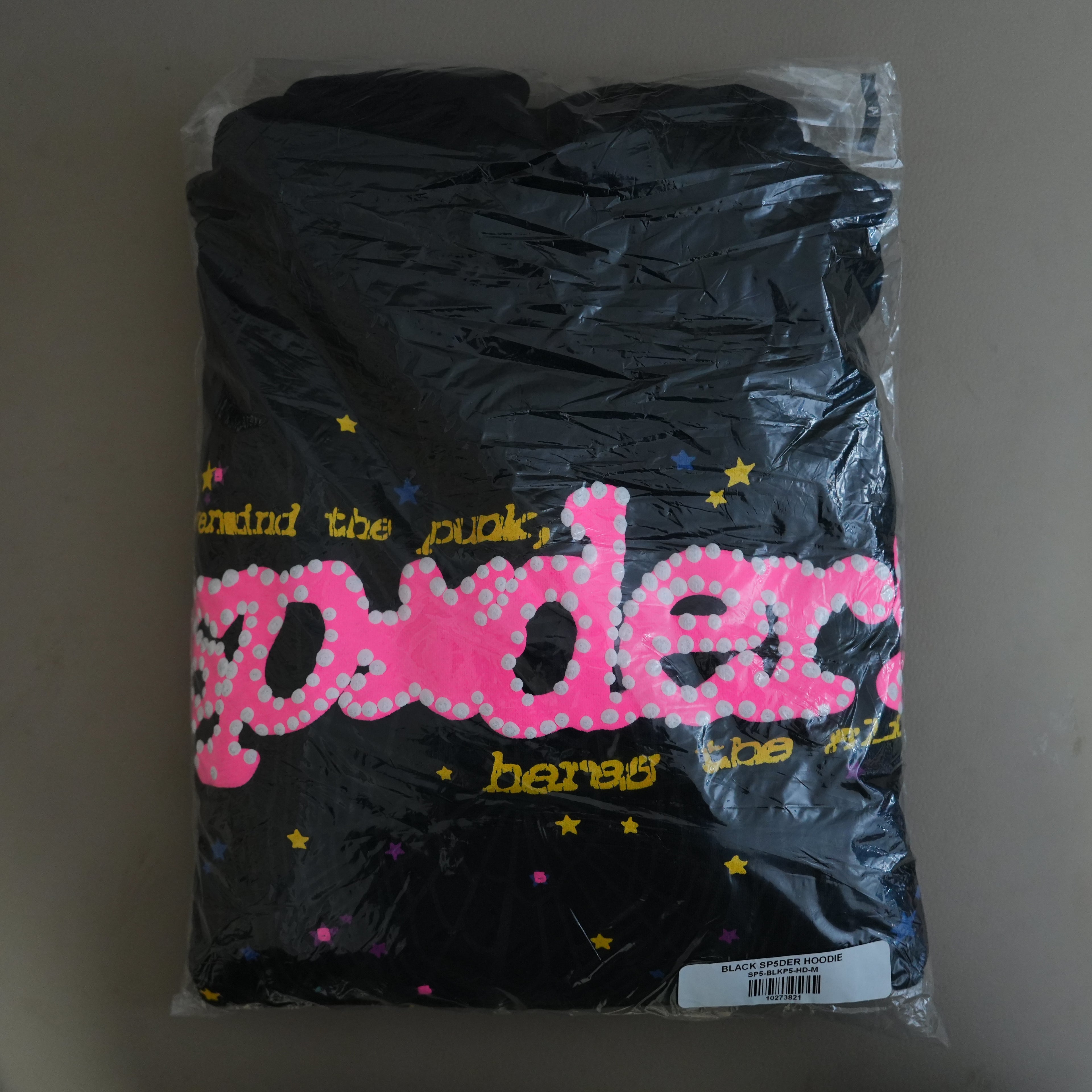 Sp5der P*nk V2 Hoodie 'Black'