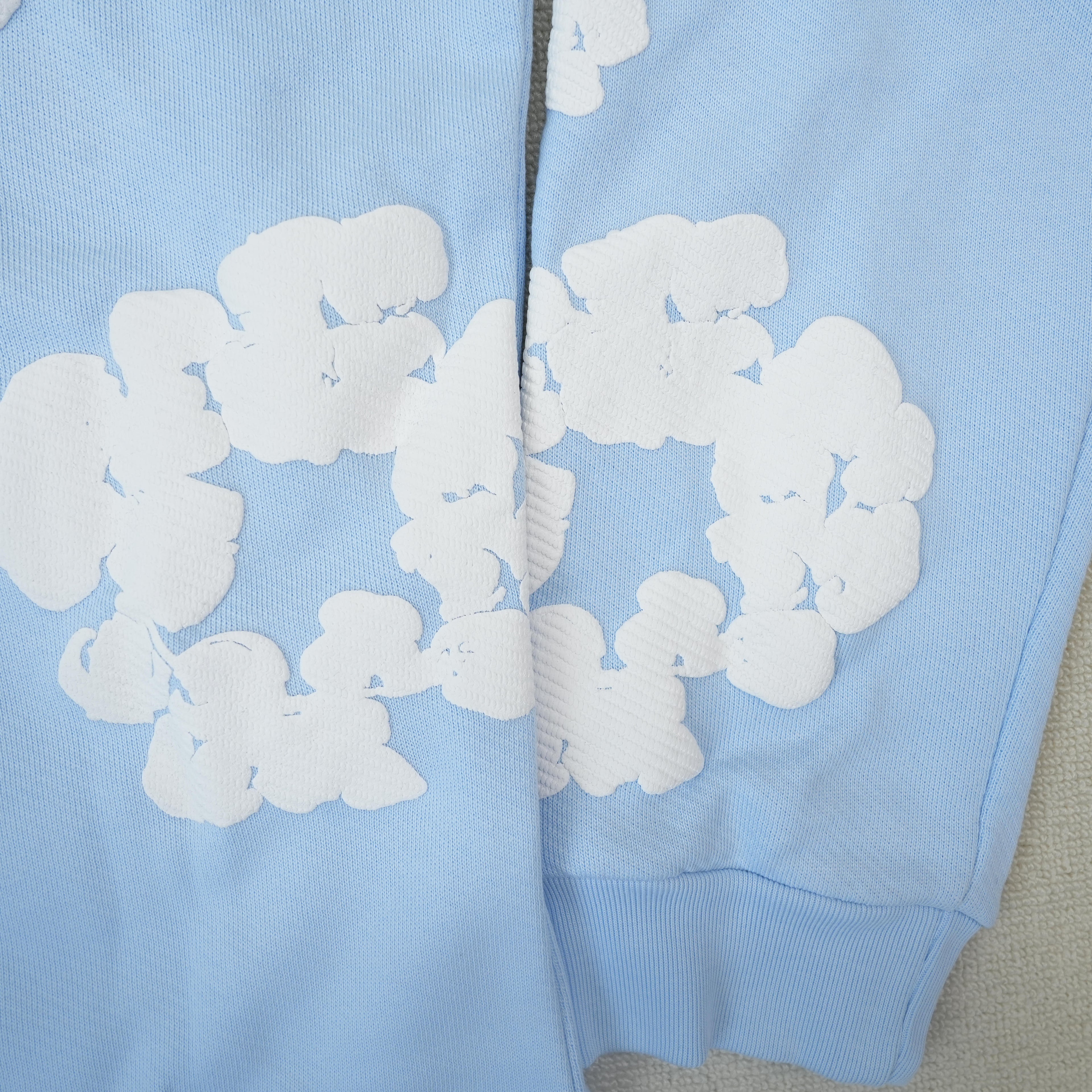 Denim Tears Cotton Wreath Hoodie 'Light Blue'