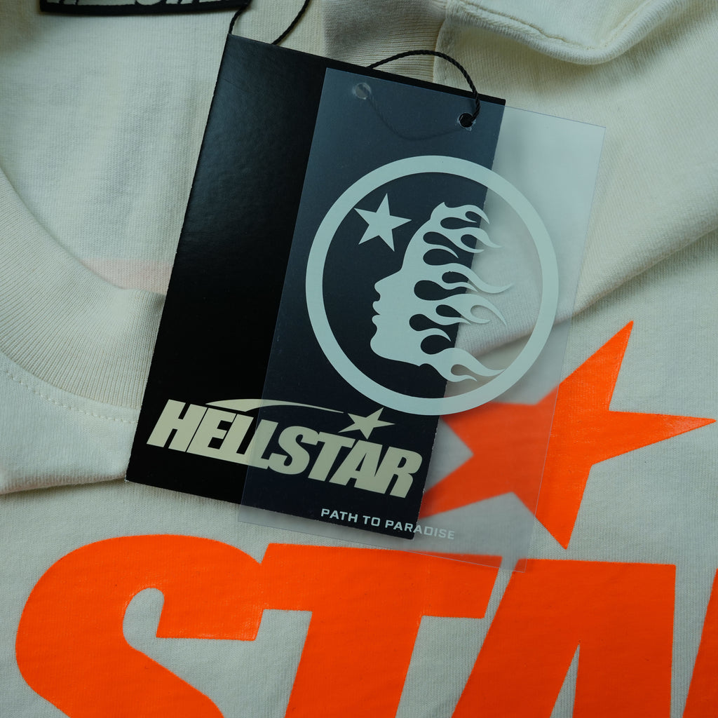 Hellstar NFC Classic T-shirt Orange/White