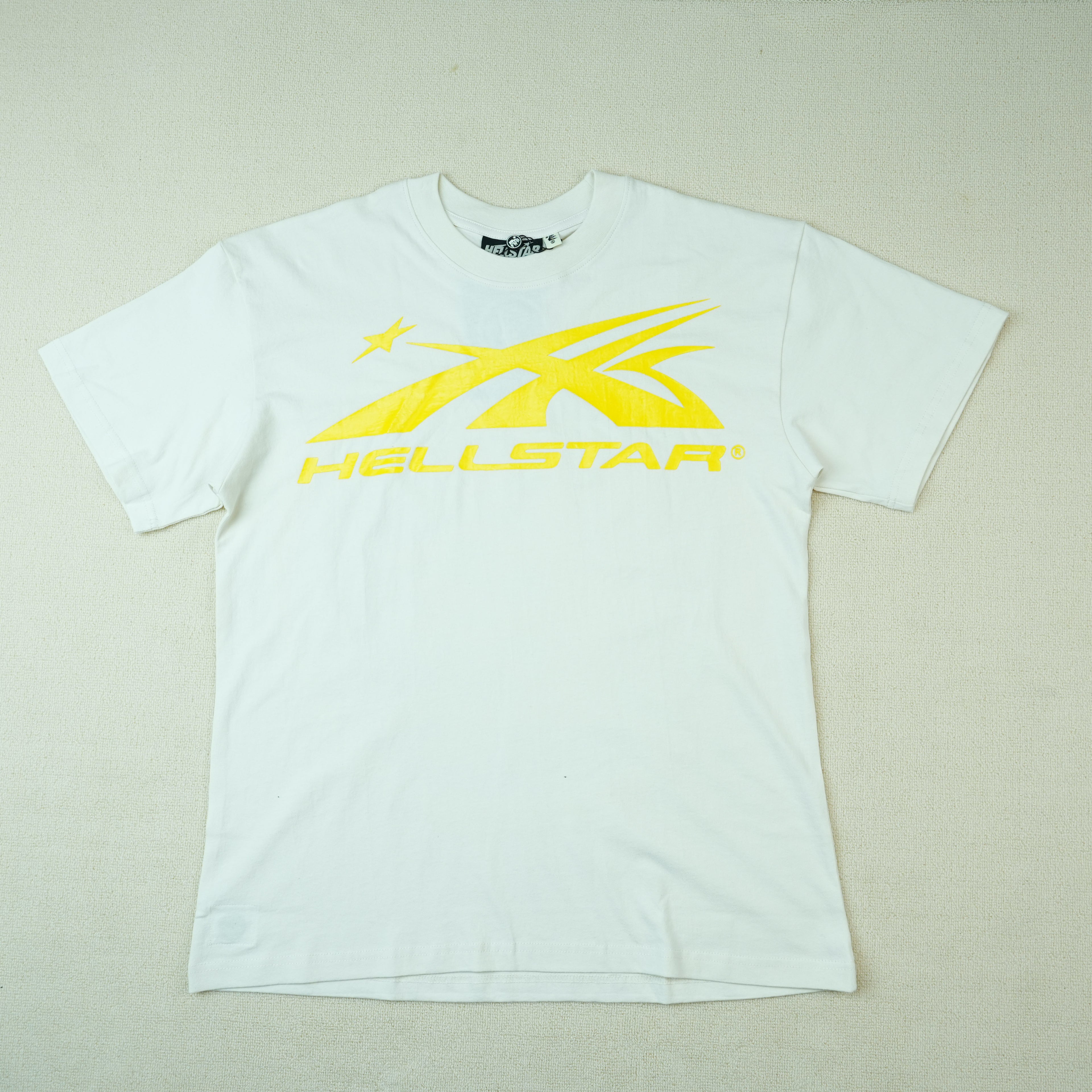 Hellstar NFC Gel Sport Logo T-shirt White/Yellow