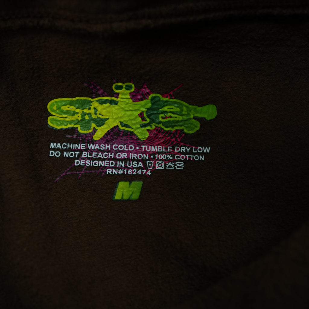 Sp5der Web Hoodie 'Brown'
