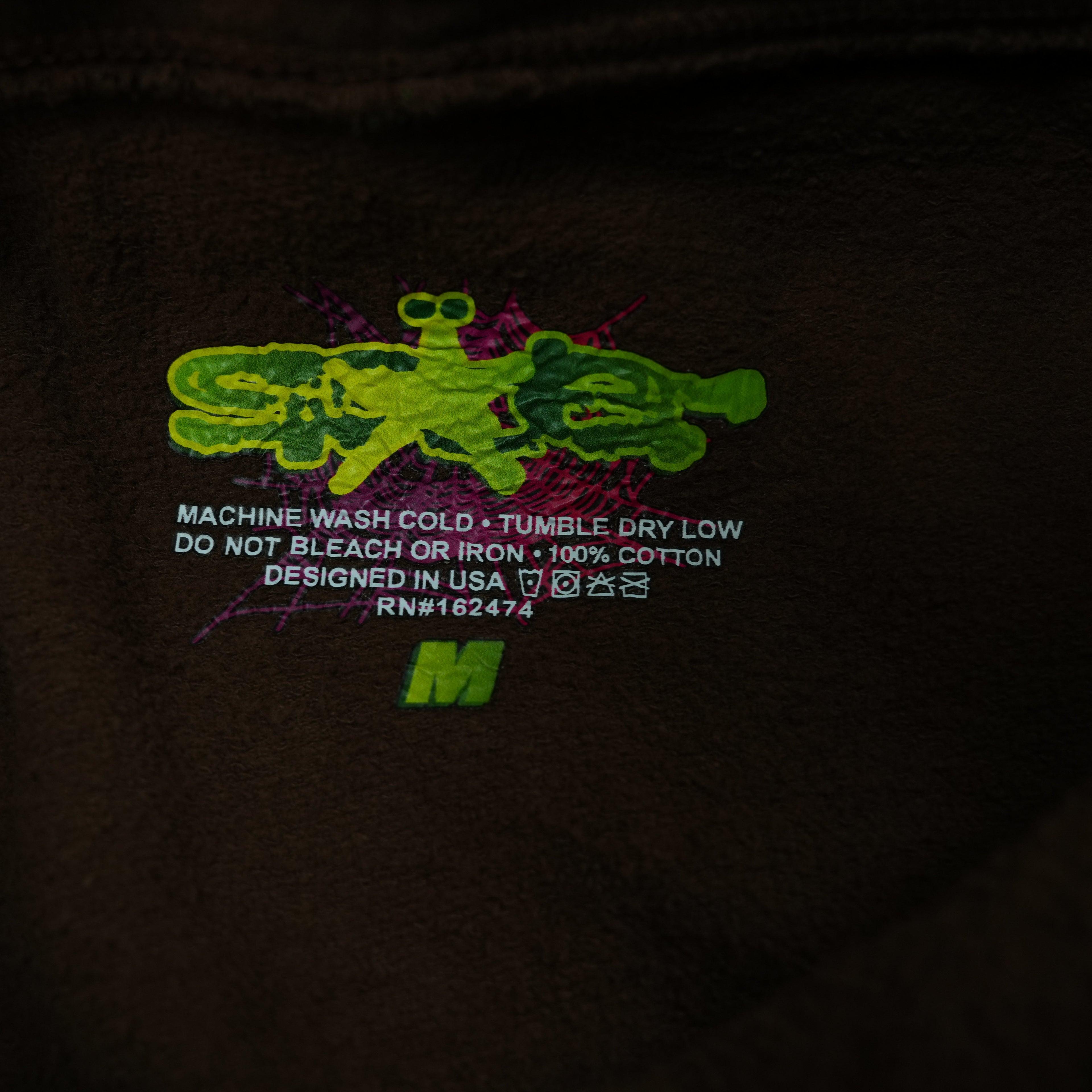 Sp5der Web Hoodie 'Brown'