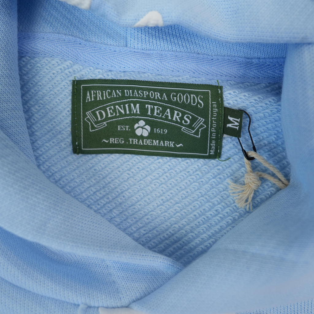 Denim Tears Cotton Wreath Hoodie 'Light Blue'