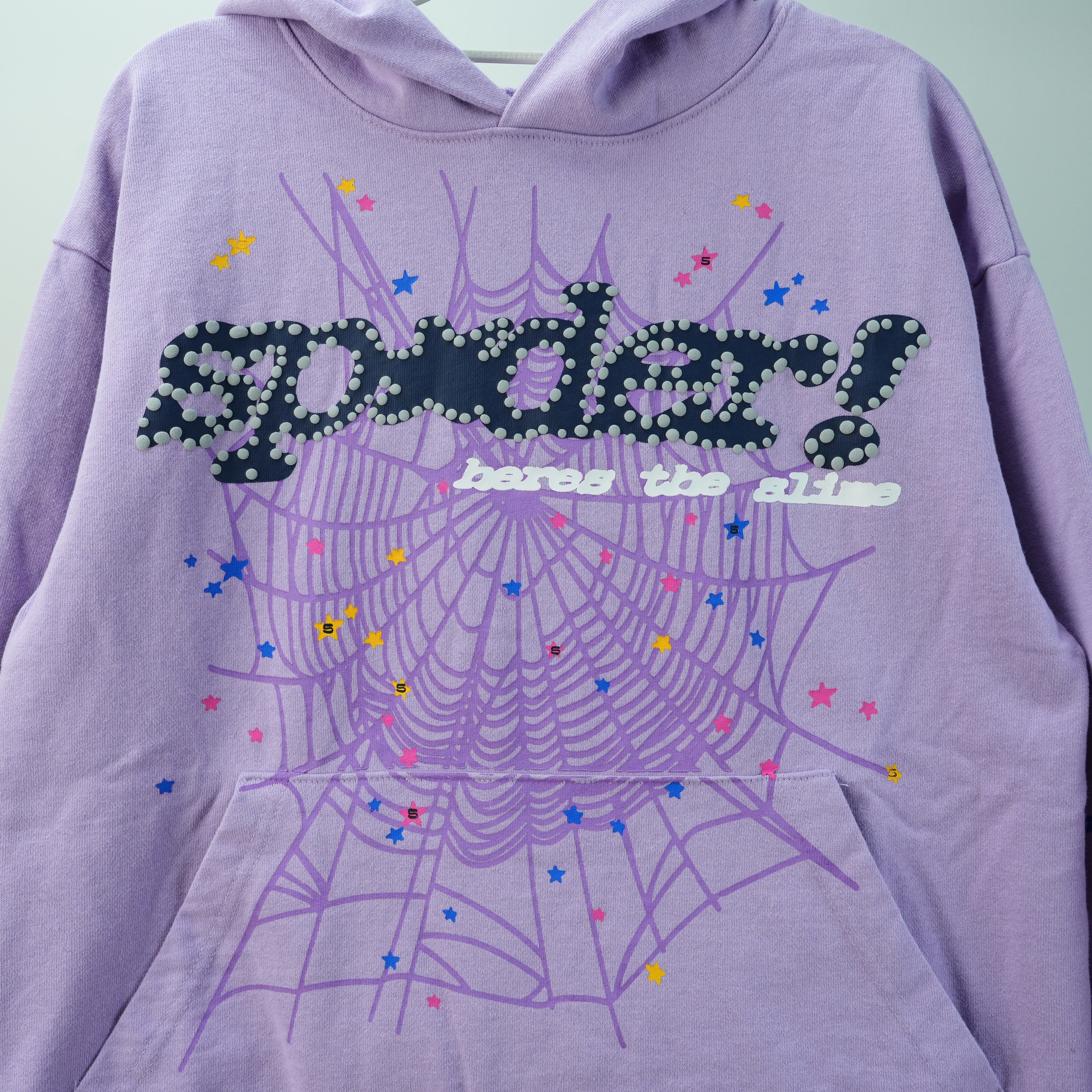Sp5der Açaí Hoodie 'Purple'