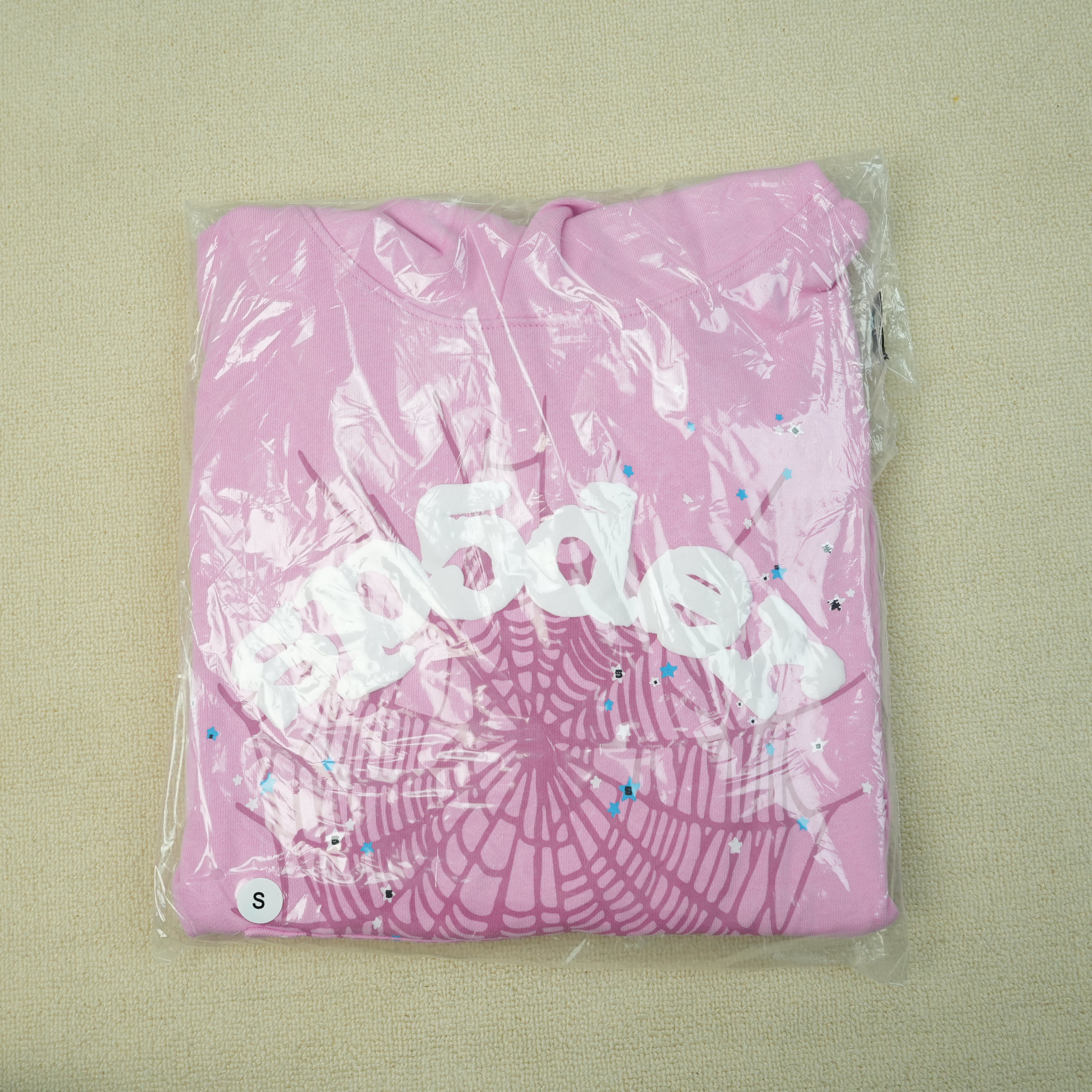 Sp5der OG Web Hoodie 'Pink'