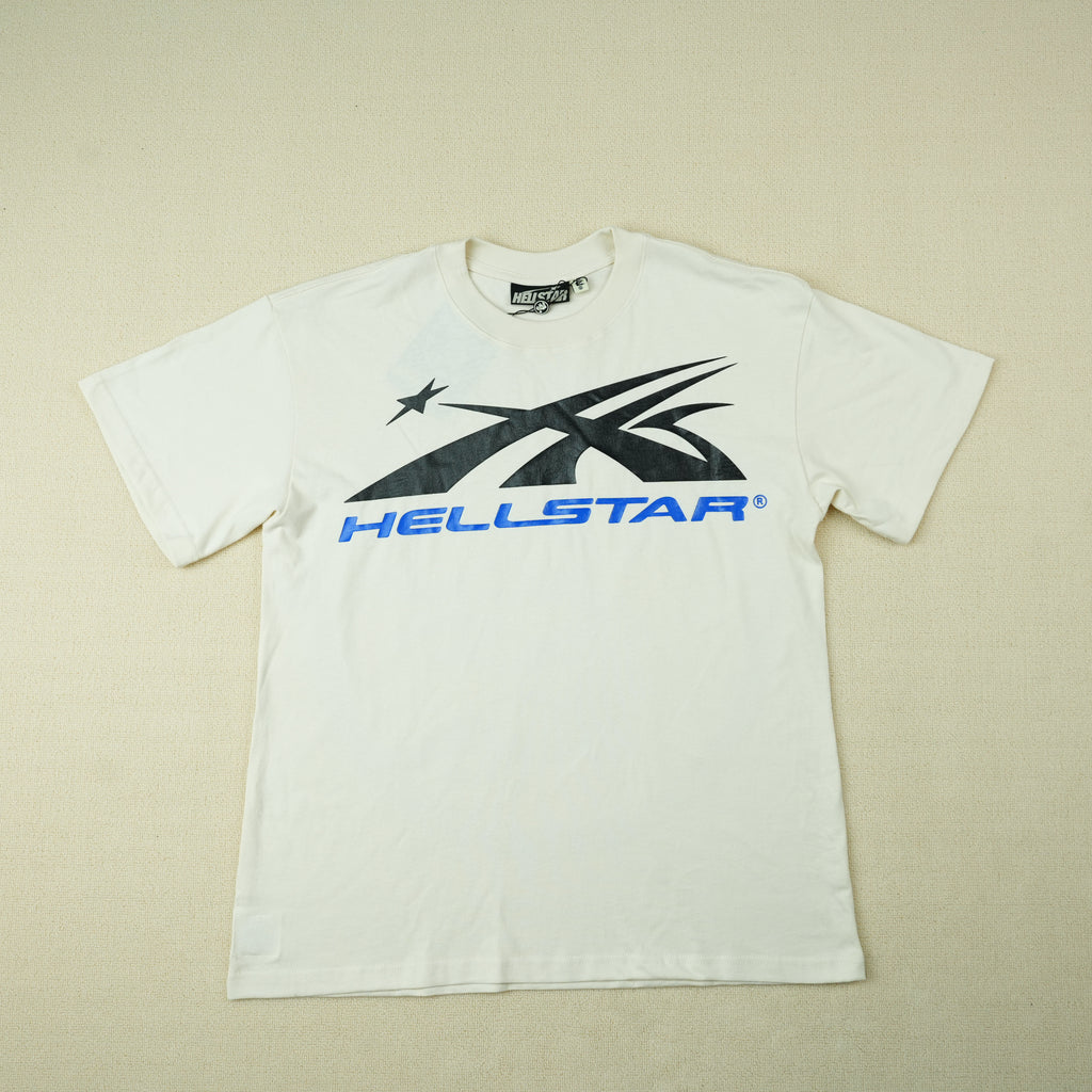 Hellstar NFC Gel Sport Logo T-shirt White/Blue