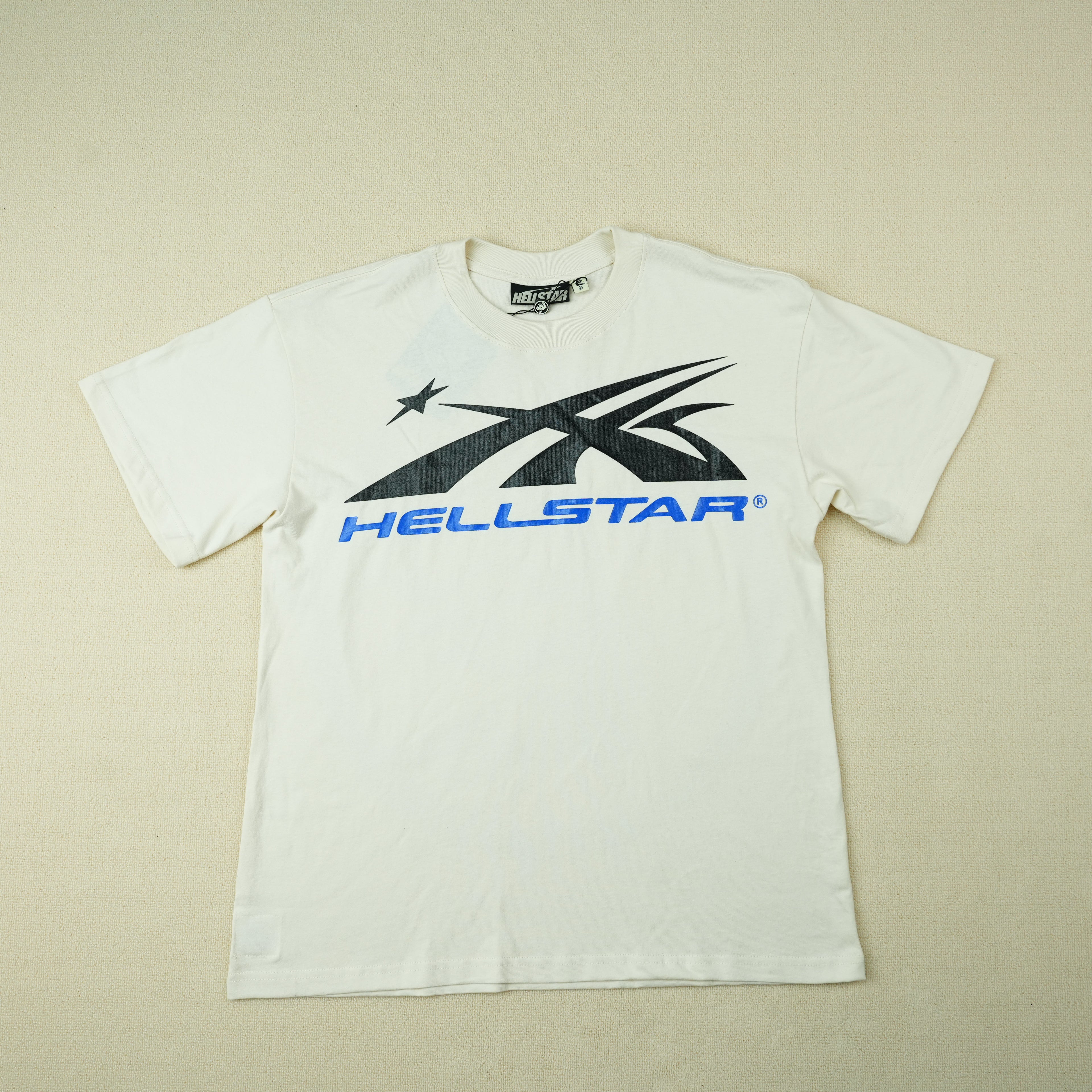 Hellstar NFC Gel Sport Logo T-shirt White/Blue