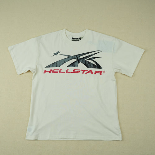 Hellstar Gel Sport Logo T-shirt White/Red