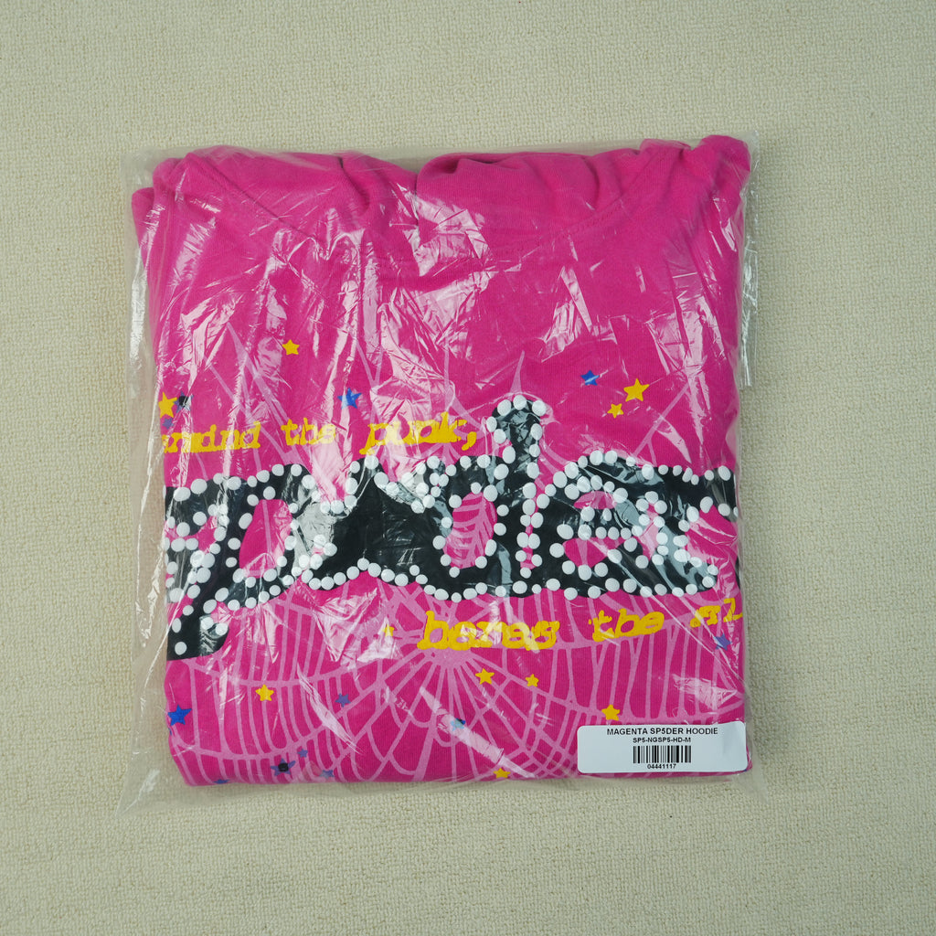 Sp5der P*nk V2 Hoodie 'Pink'